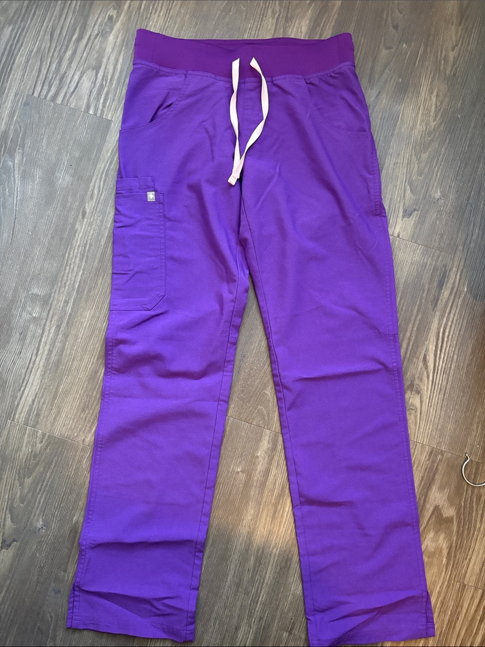 Women’s figs Purple Drawstring Scrub Pants